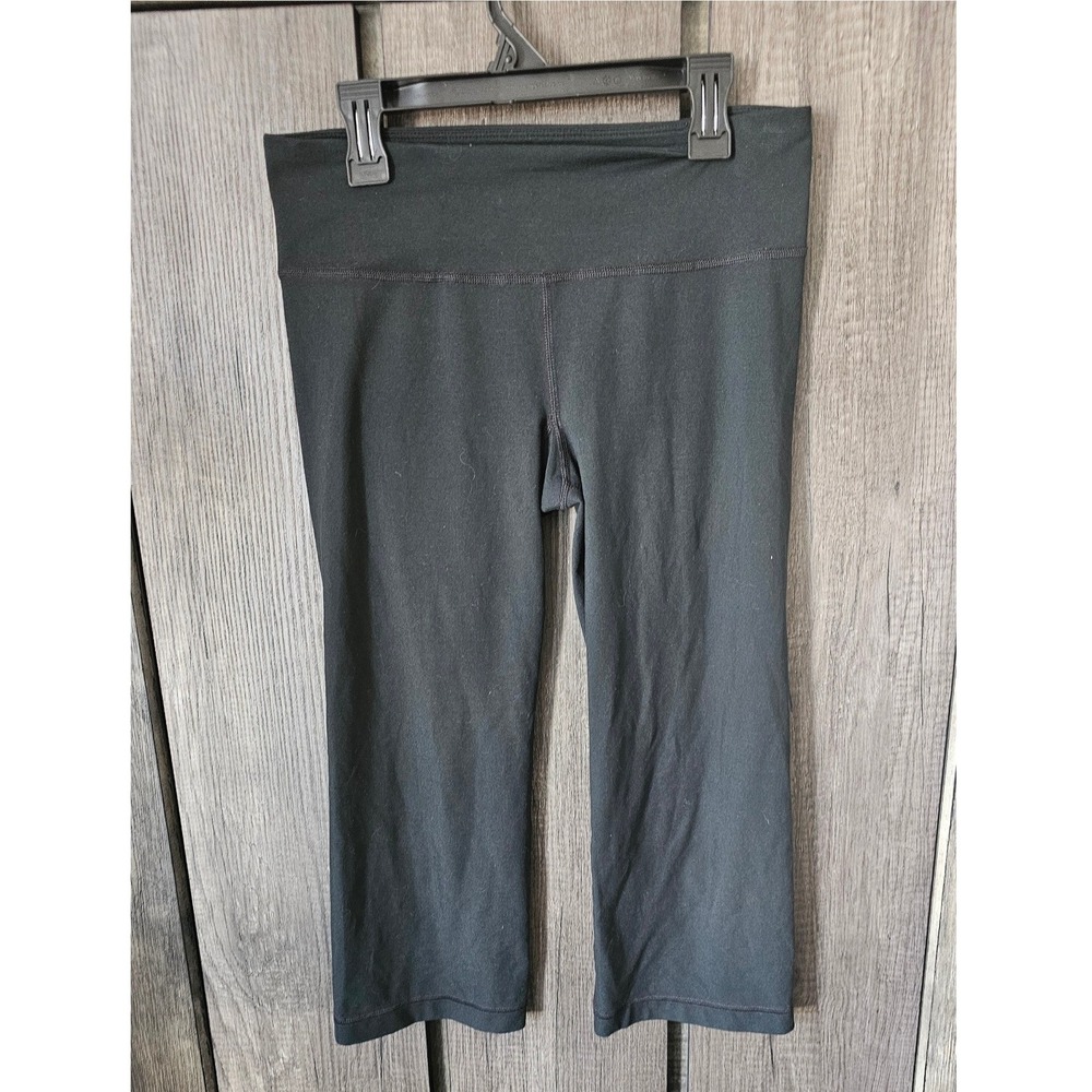 Under Armour Black Capris Cropped Leggings Athletic Workout Fitness Size Unknown